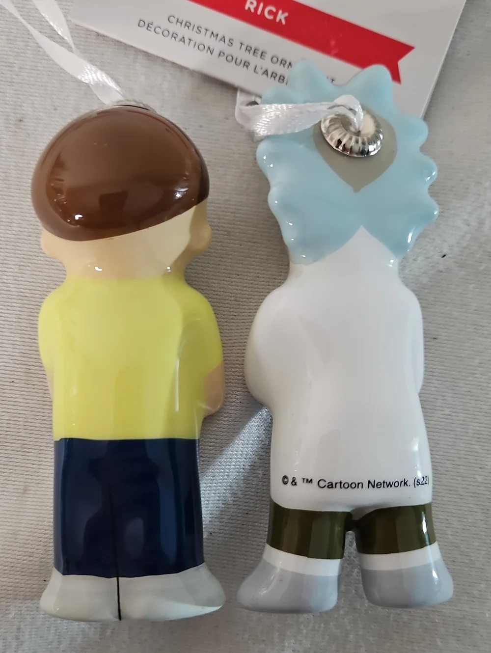 Hallmark Rick and Morty Decoupage Christmas Ornaments